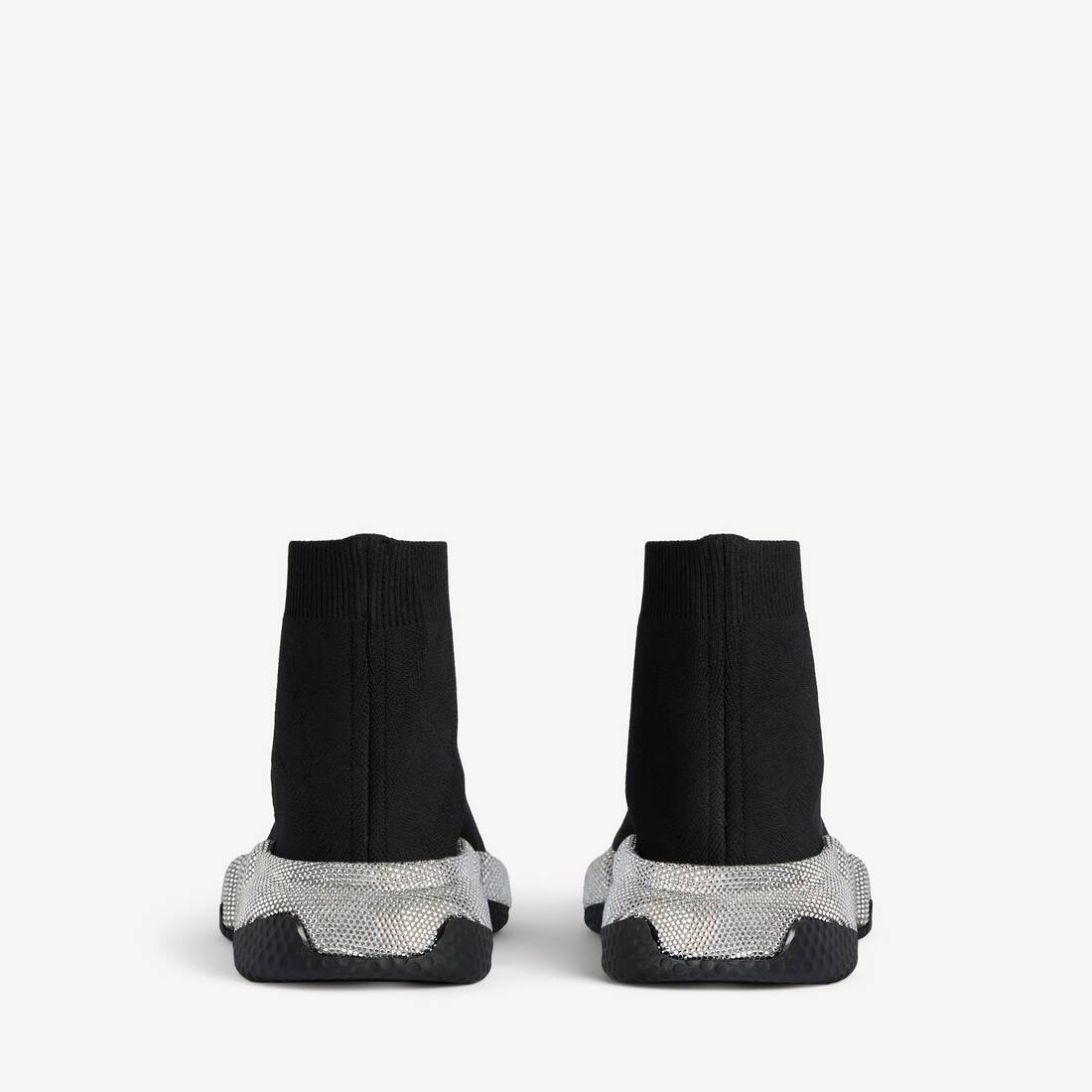 Zapatillas Speed De Punto Reciclado Con Estr&aacute;s para Hombre en Negro | Balenciaga Espa&ntilde;a ES - Image 5