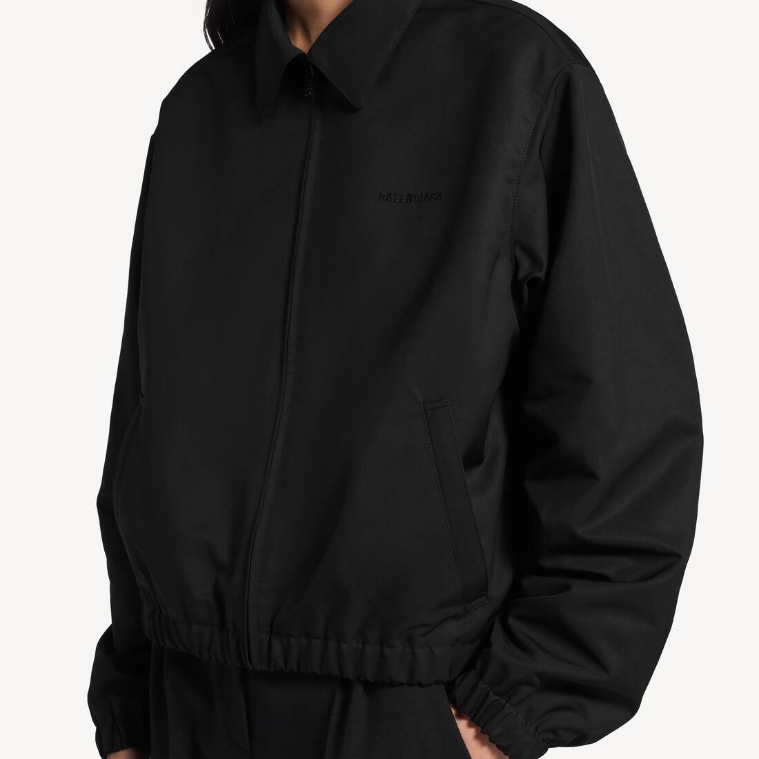 Women's Blouson in Black | Balenciaga Portugal EN - Image 6