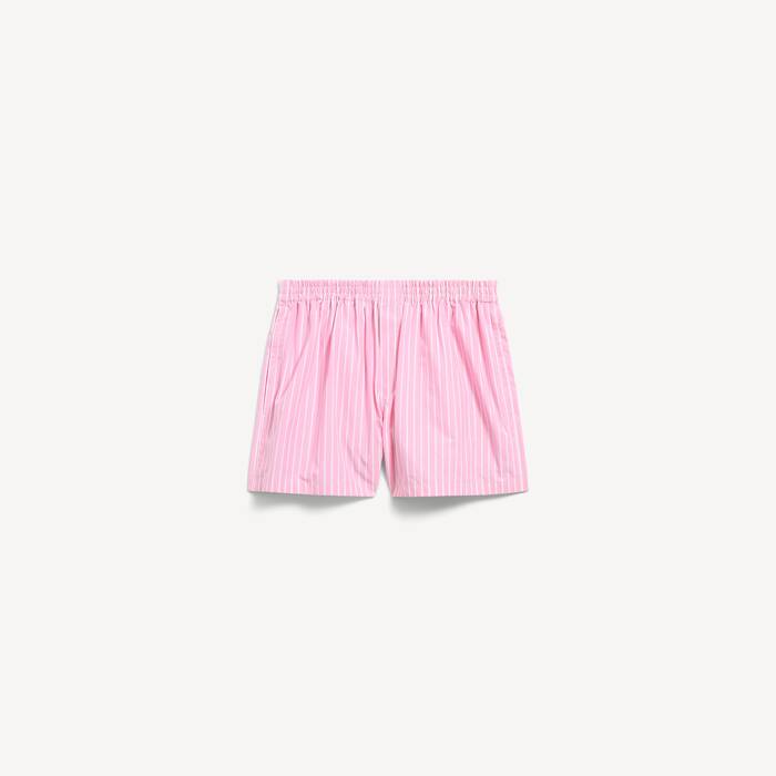 Ela's Short Boxer em Rosa/branco - Ela | Balenciaga Brasil PT - Image 1