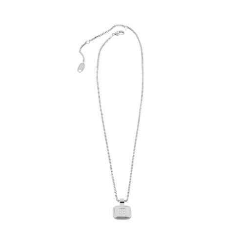 nano square long necklace