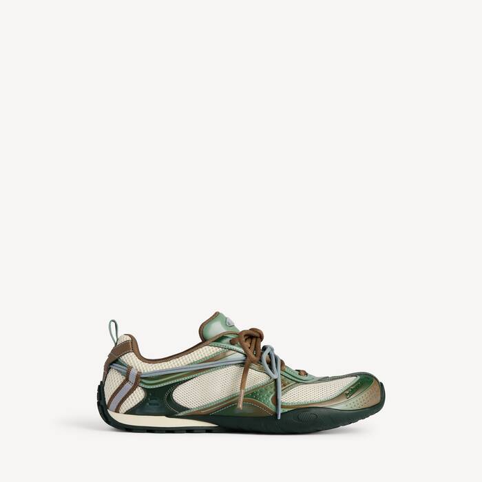 Men's Radar Gradient Lines Sneaker in Beige/green/grey/brown - Men | Balenciaga Hong Kong SAR EN - Image 1