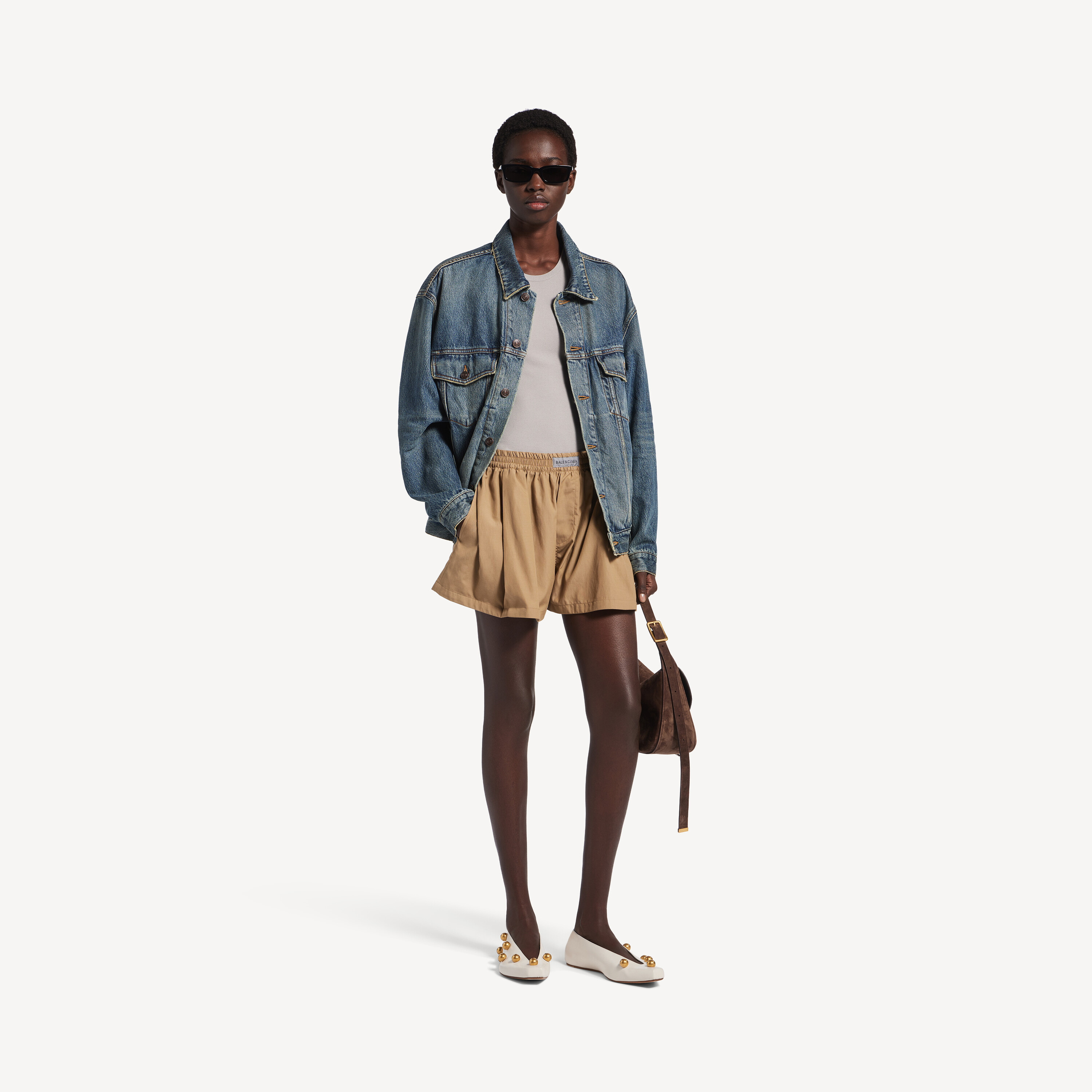 Balenciaga a-line boxer shorts