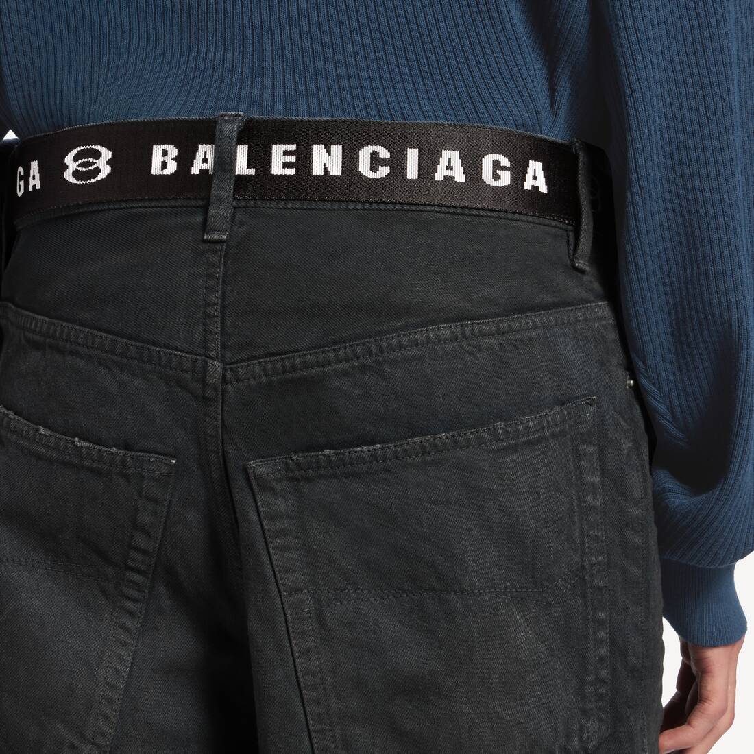 Shorts Mit G&uuml;rtel f&uuml;r Herren in Schwarz | Balenciaga Deutschland DE - Image 6