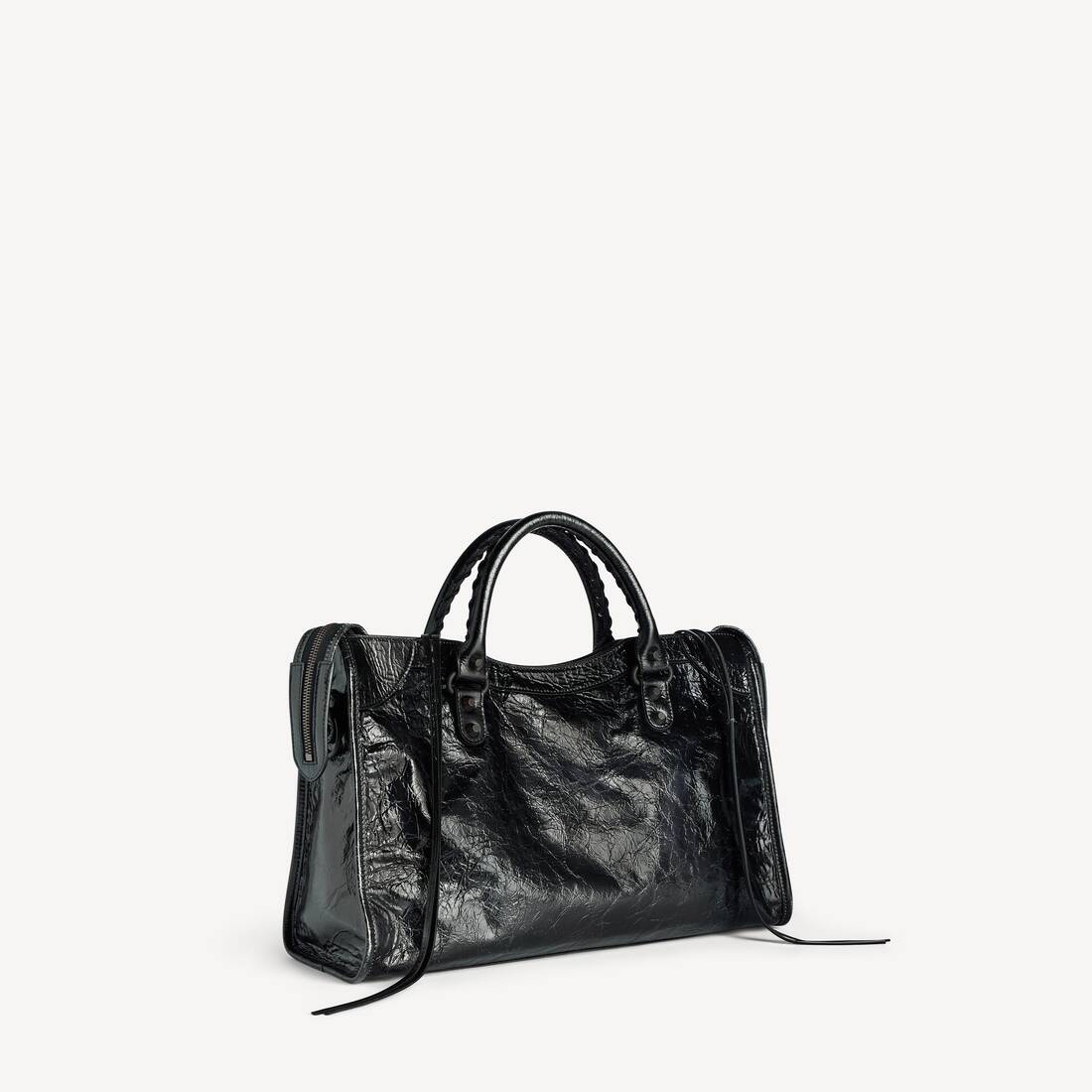 Women's Le City Bag Medium in Black | Balenciaga Croatia EN - Image 3