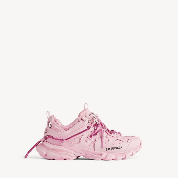 Zapatillas Con Cordones Track Trail para Mujer en Rosa - Mujer | Balenciaga Espa&ntilde;a ES - Image 1
