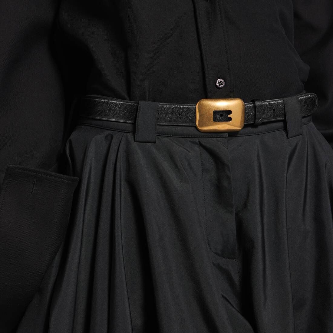 Cintura Clicca da Donna in Nero | Balenciaga Italia IT - Image 4