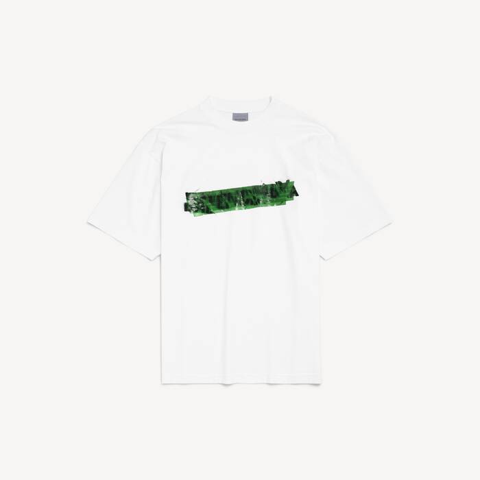 ホワイト の メンズ Messy Spray Tシャツ ミディアムフィット - メンズ | Balenciaga 日本 JA - Image 2