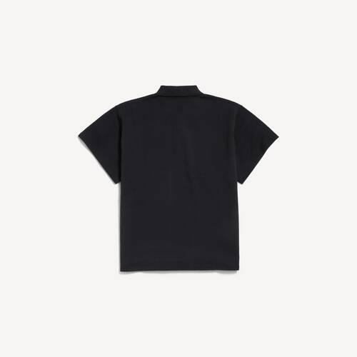 로렐 클래식 오버사이즈 쇼트 슬리브 폴로