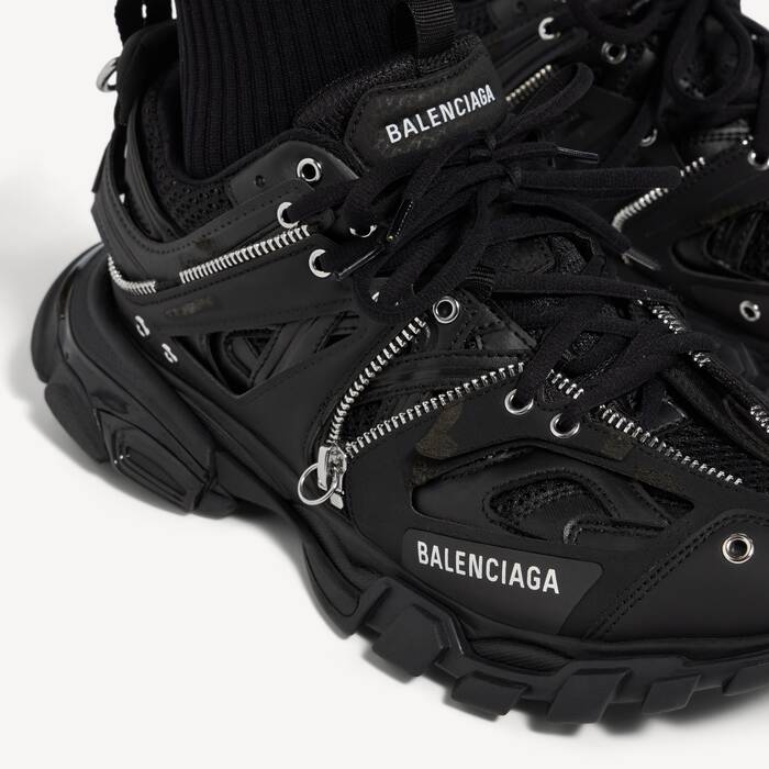 Women's Track Zip Sneaker in Black - Women | Balenciaga Australia EN - Image 3