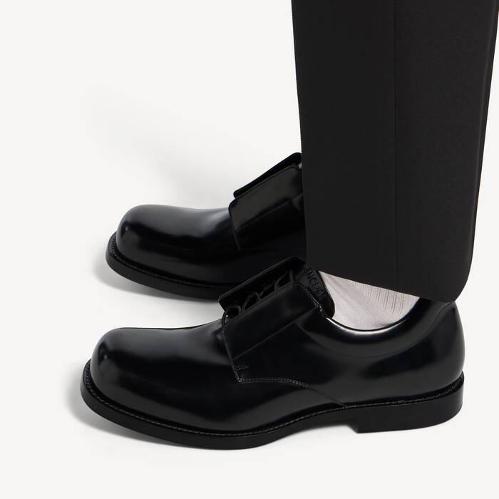 Men's Comfy Derby in Black - Men | Balenciaga Ireland EN - Image 3