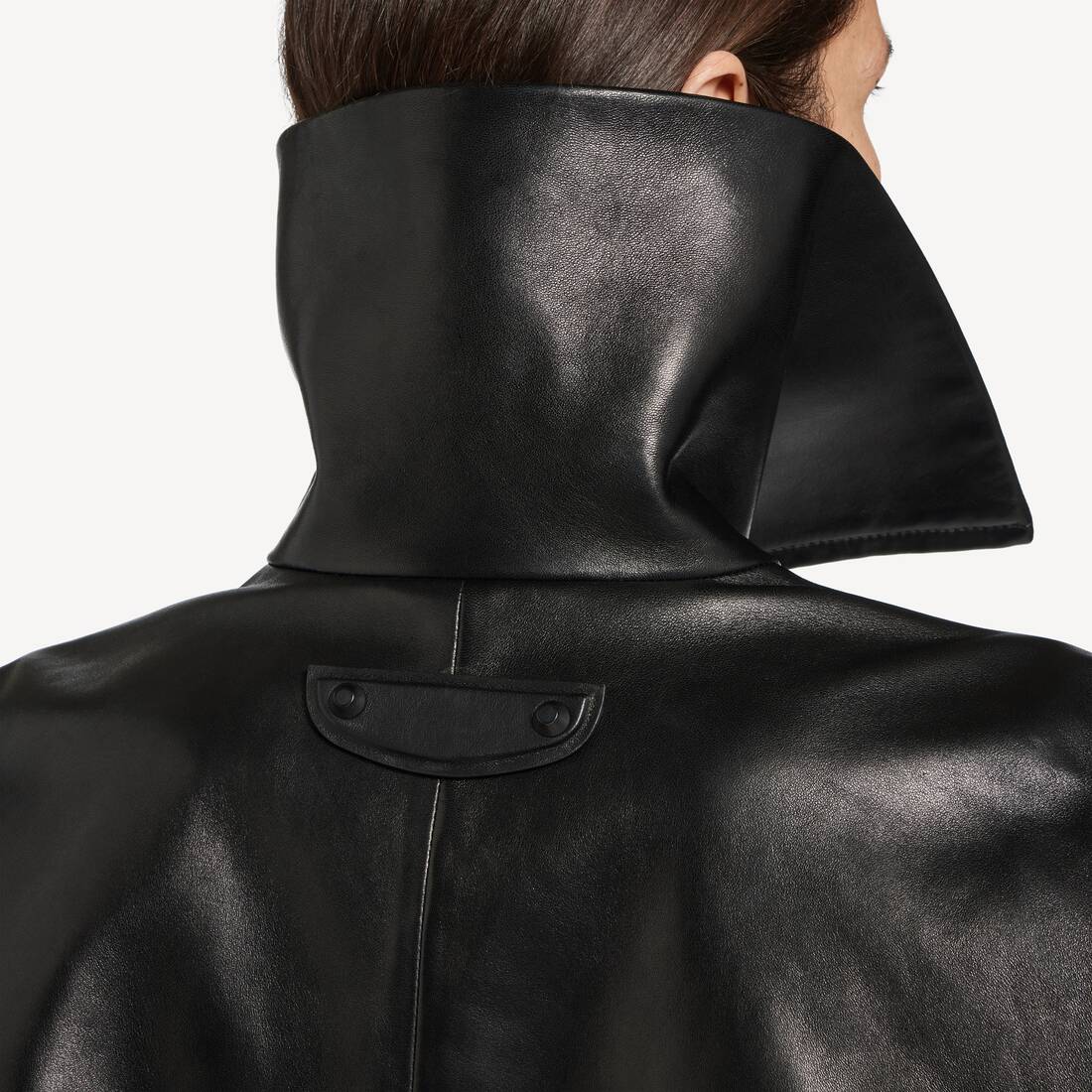 Veste Cropped pour Femme en Noir | Balenciaga Belgique FR - Image 5
