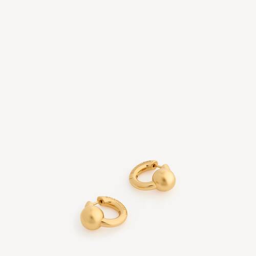 atom hoop earrings