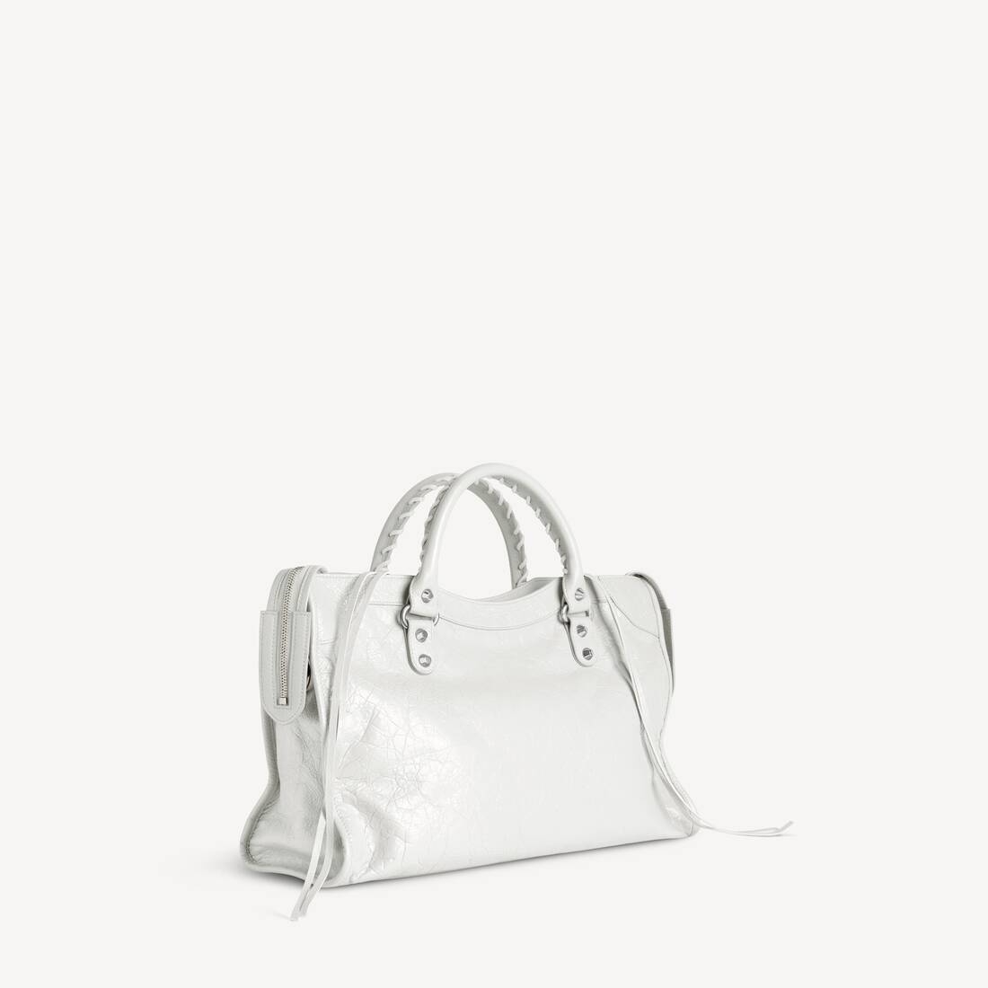 Le City Tasche Mittelgro&szlig; in Optisches Wei&szlig; | Balenciaga Deutschland DE - Image 3