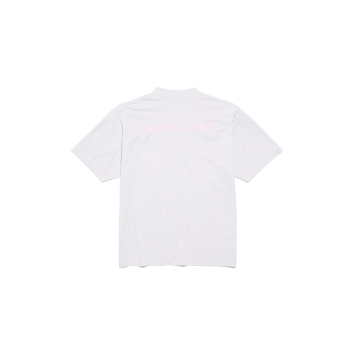 발렌시아가 백 미디엄 핏 티셔츠