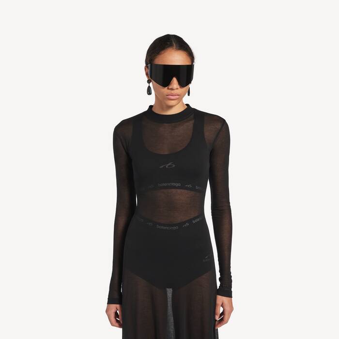 Canotta Reggiseno Techwear da Donna in Nero - Donna | Balenciaga Italia IT - Image 1