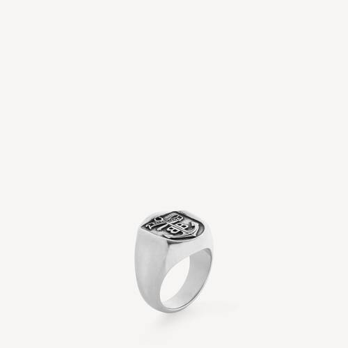 anillo de sello anchor crest 
