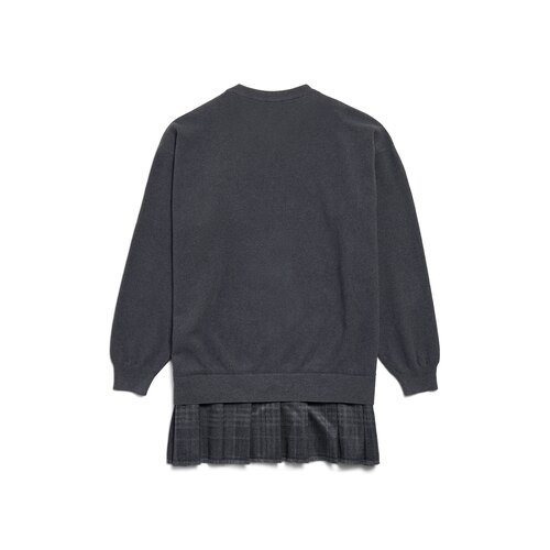 layered sweater dress