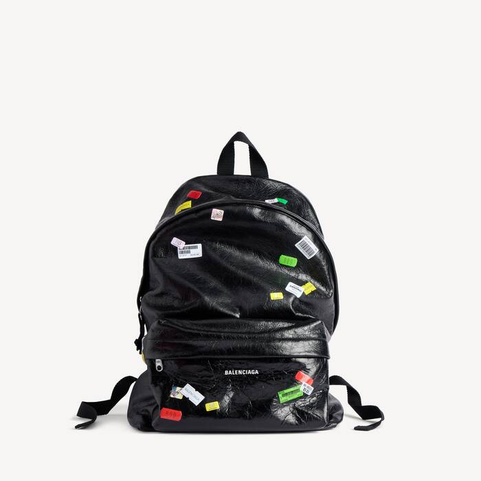 Mochila Explorer para Hombre en Negro/multicolor - Hombre | Balenciaga Espa&ntilde;a ES - Image 1