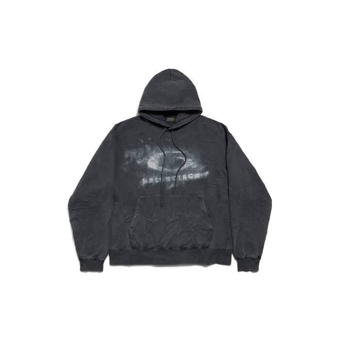washed crayon loop oversized hoodie