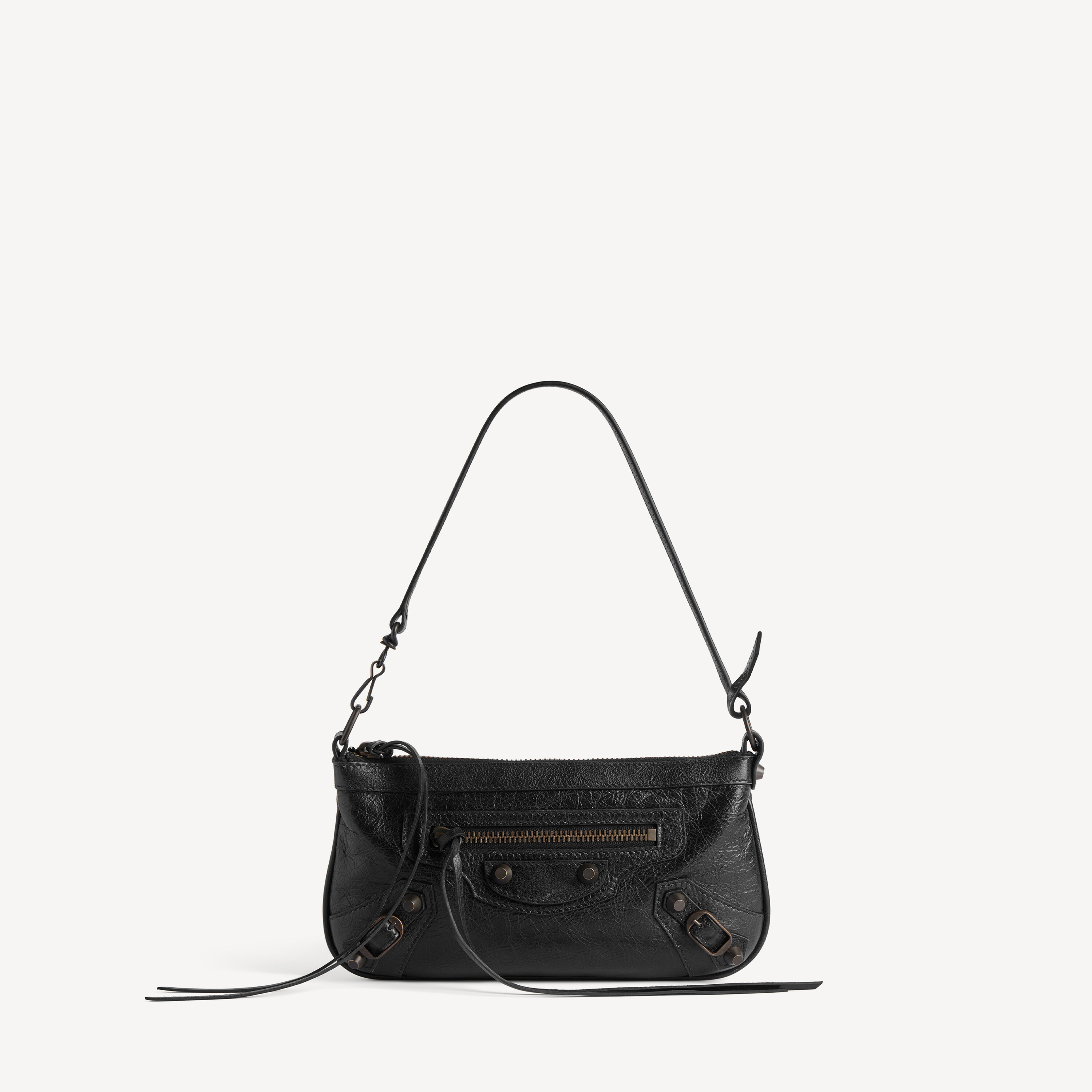 Women's Le City Pouch On Strap in Black | Balenciaga US