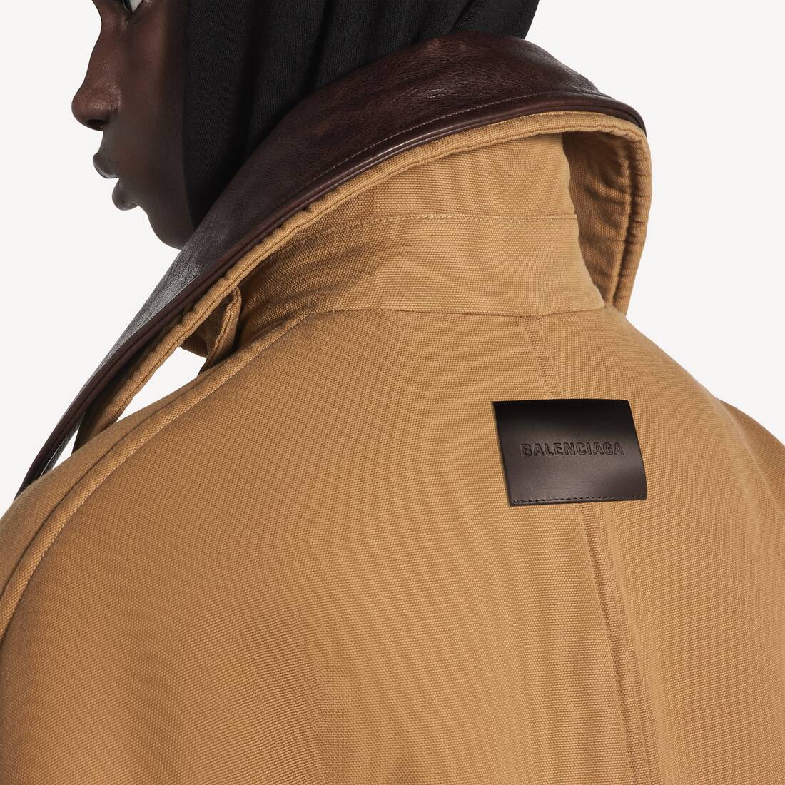 Caban Court pour Homme en Beige | Balenciaga Belgique FR - Image 6