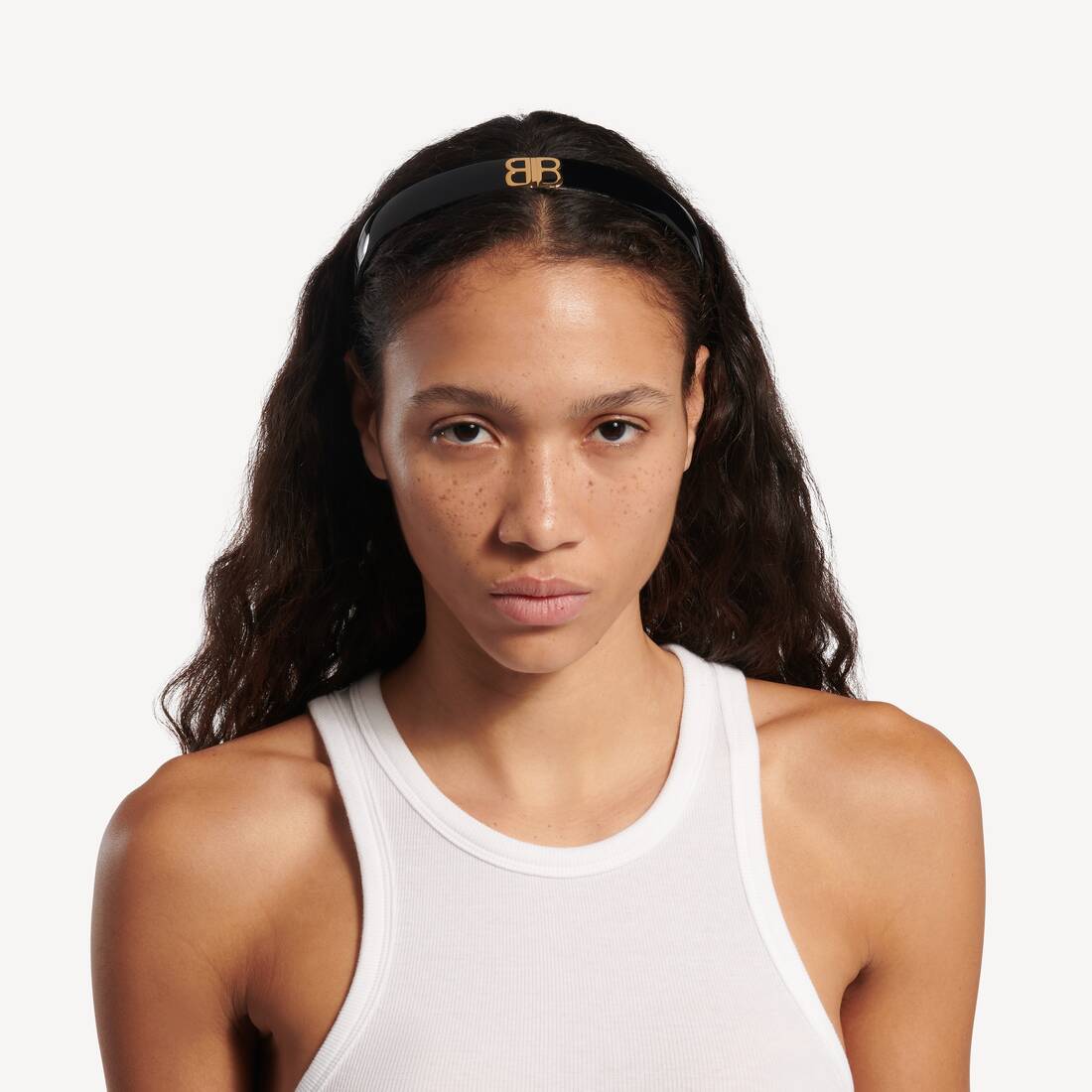 Women's Country Club Bb Headband in Black | Balenciaga Zimbabwe EN - Image 4