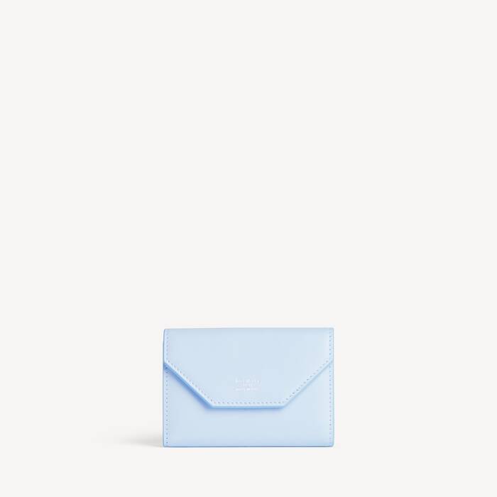 クラウディーブルー/ライトグリーン の ウィメンズ Envelope スプリットリング付きキーケース - ウィメンズ | Balenciaga 日本 JA - Image 1