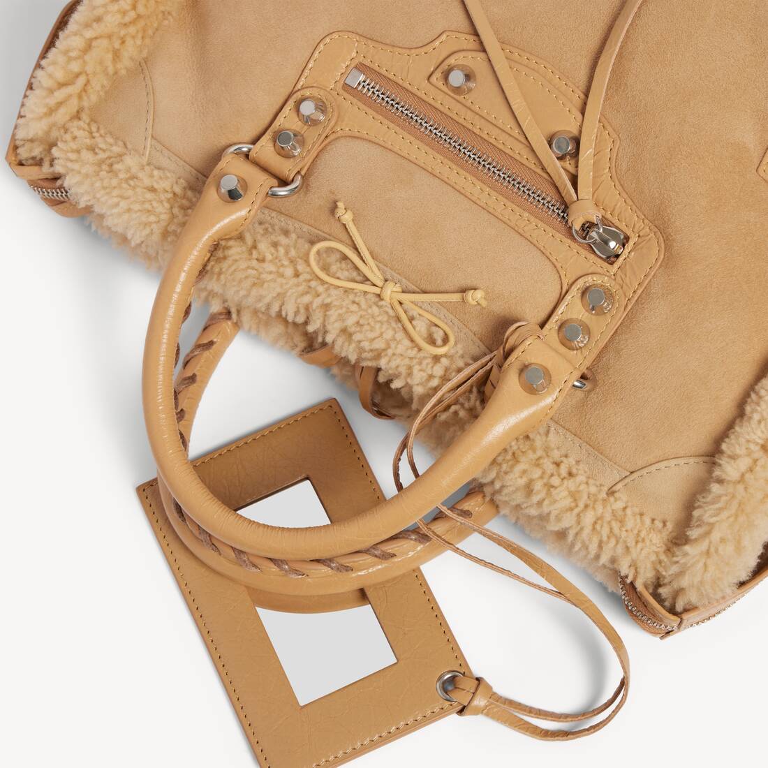 Bolso Le City Peque&ntilde;o para Mujer en C&aacute;mel | Balenciaga Espa&ntilde;a ES - Image 6