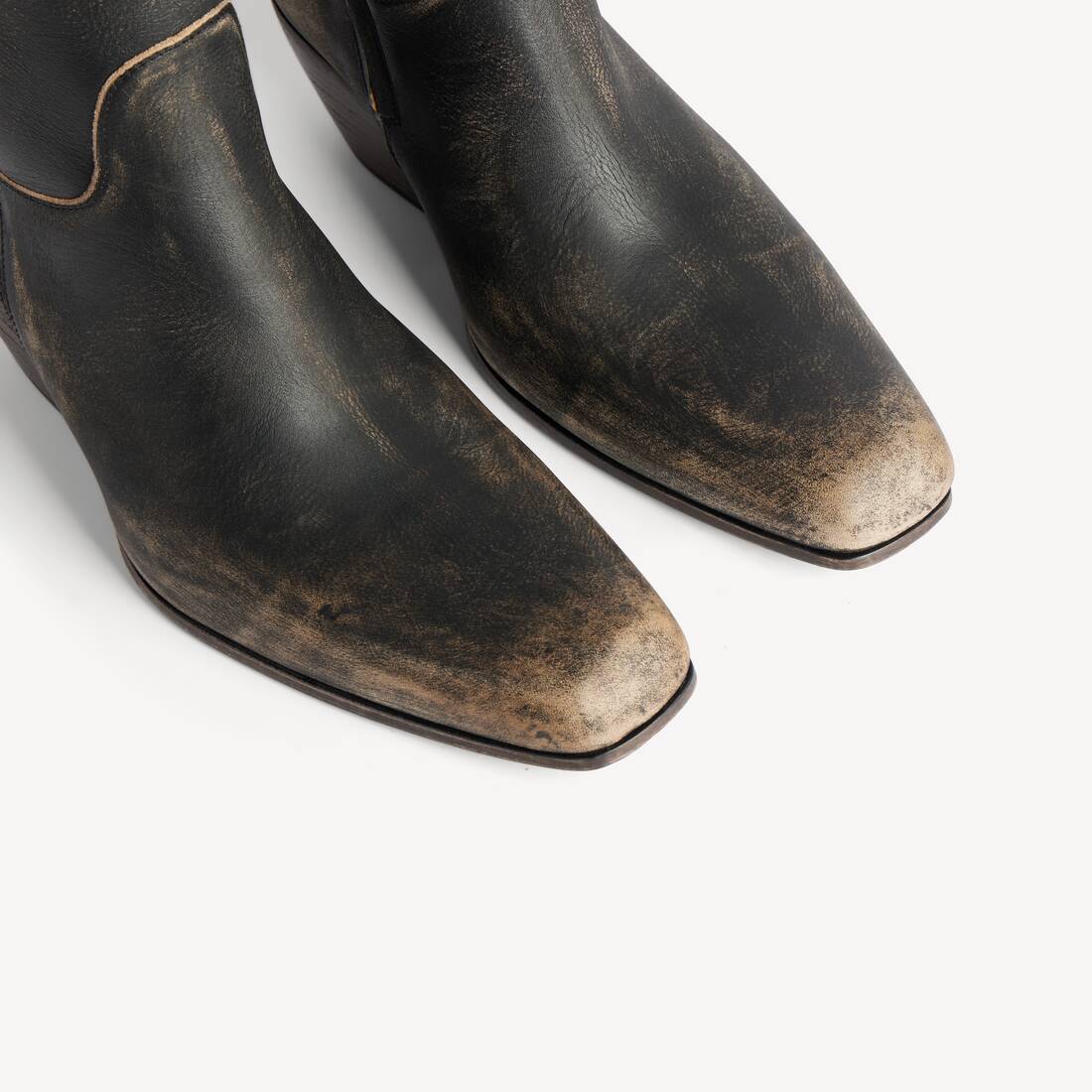 여성 멤피스 부티 블랙/베이지 | 발렌시아가 대한민국 KO - Image 4