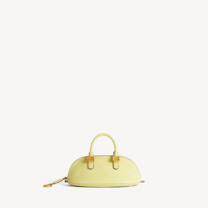 Bolso Bowling Bolero Nano para Mujer en Limonada - Mujer | Balenciaga Espa&ntilde;a ES - Image 1