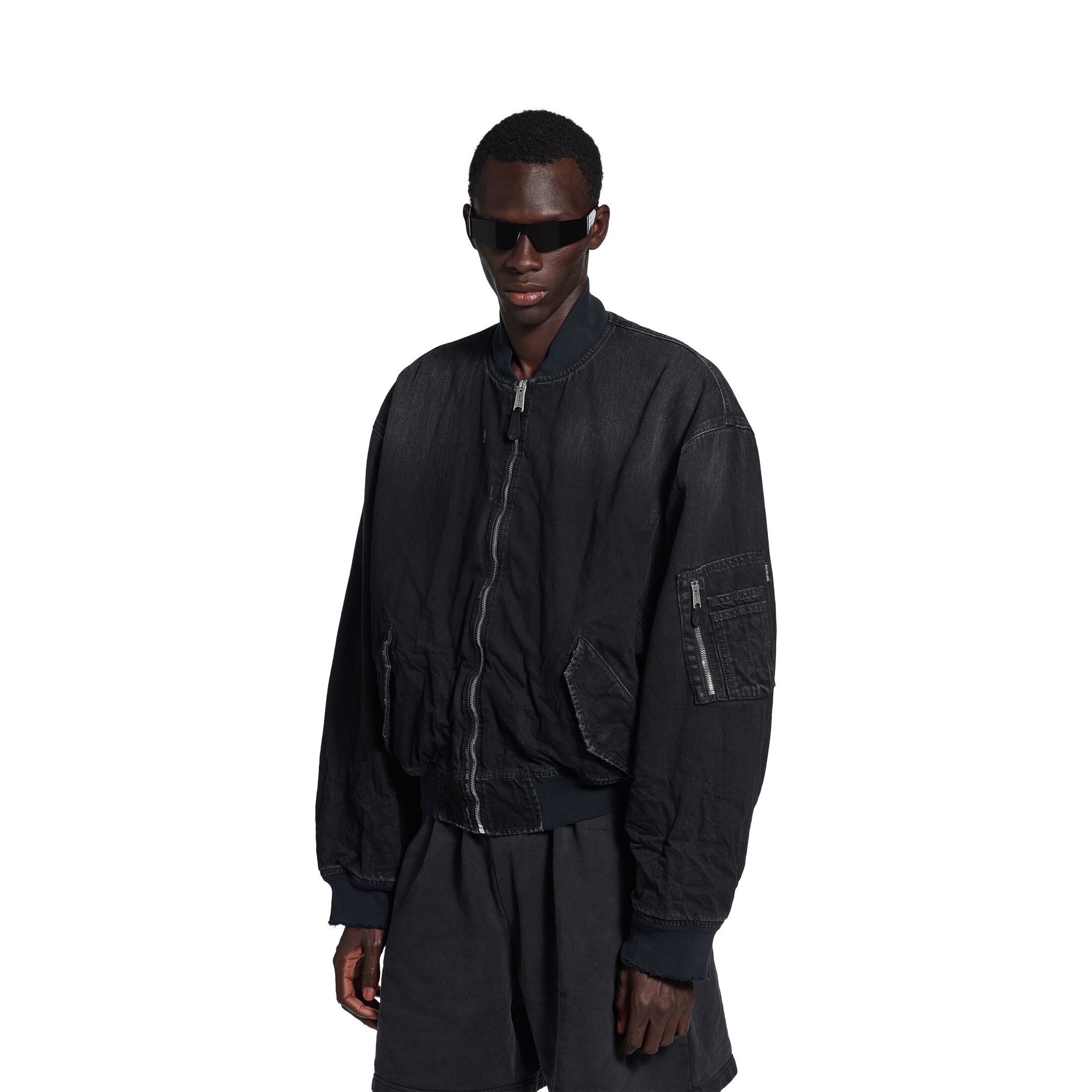 standard denim bomber