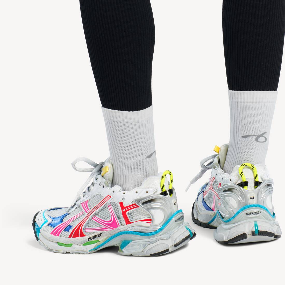 Women's Runner Sneaker in Multicolored | Balenciaga Saudi Arabia EN - Image 8