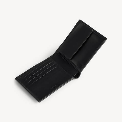 le city business square folded coin wallet