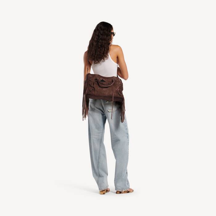 Women's Le City Bag Medium in Light Espresso - Women | Balenciaga United Kingdom EN - Image 3
