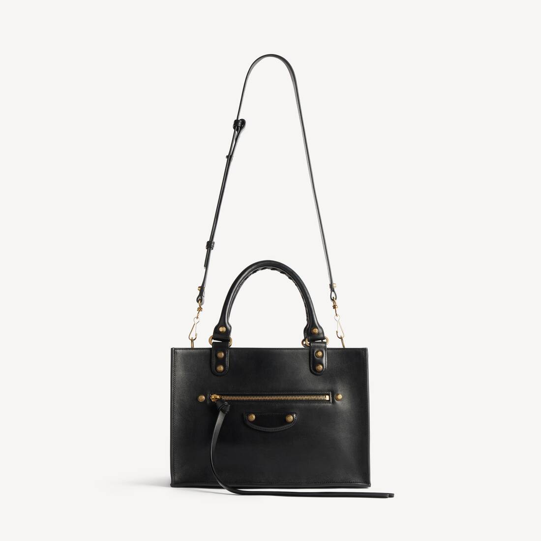 Women's Le City Sleek Tote Bag Medium in Black | Balenciaga United Kingdom EN - Image 4
