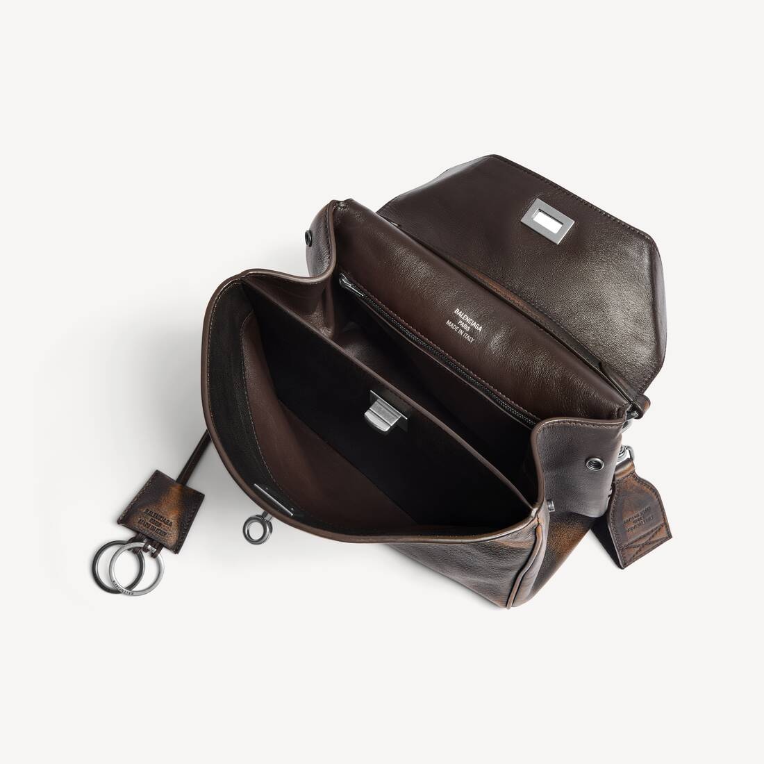 Men's Rodeo Messenger Bag Small in Brown | Balenciaga United States EN - Image 5