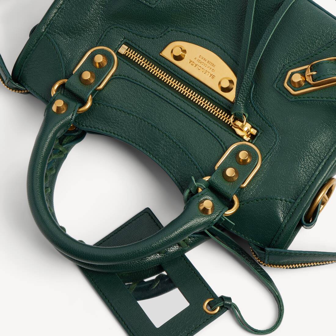 Bolso Le City Uptown Mini para Mujer en Verde Botella | Balenciaga Espa&ntilde;a ES - Image 6