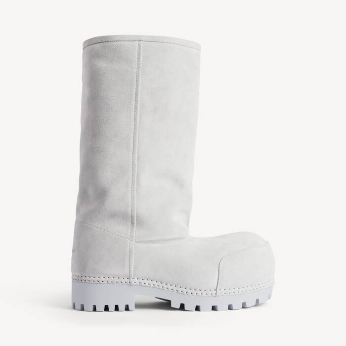 Men's Alaska Fur High Boot in Ciel - Men | Balenciaga United States EN - Image 1