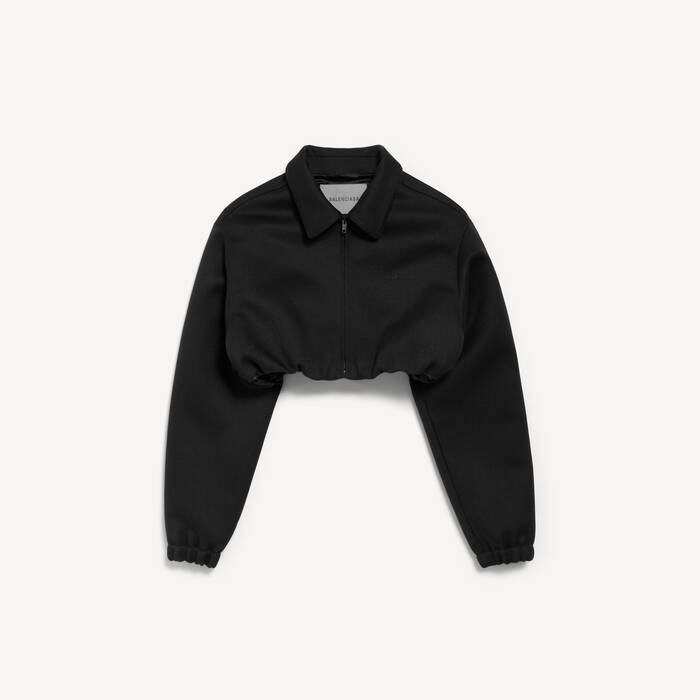 ブラック の ウィメンズ クロップド Blouson - ウィメンズ | Balenciaga 日本 JA - Image 1
