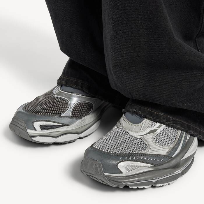 Men's D'orsay Sneaker in Grey/black - Men | Balenciaga United States EN - Image 3