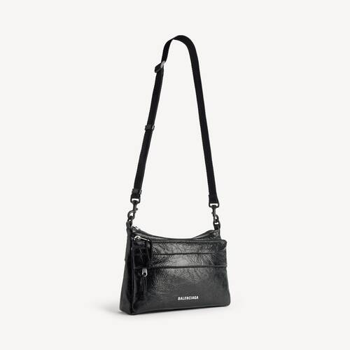 explorer double pouch messenger bag