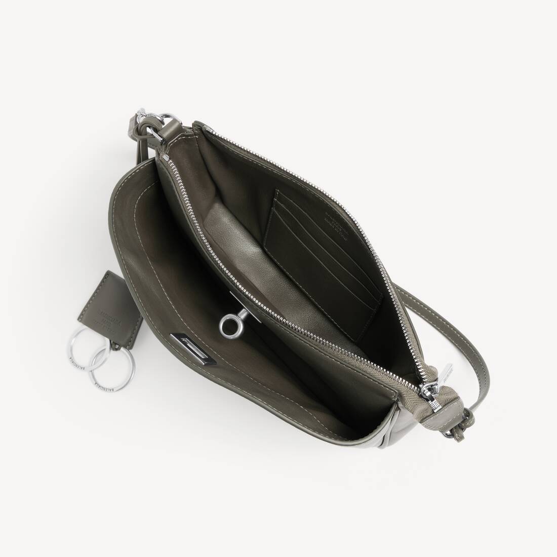 Women's Rodeo Sling Pochette in Khaki | Balenciaga Italy EN - Image 4