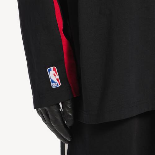 balenciaga | nba collaboration t-shirt &agrave; manches longues oversize