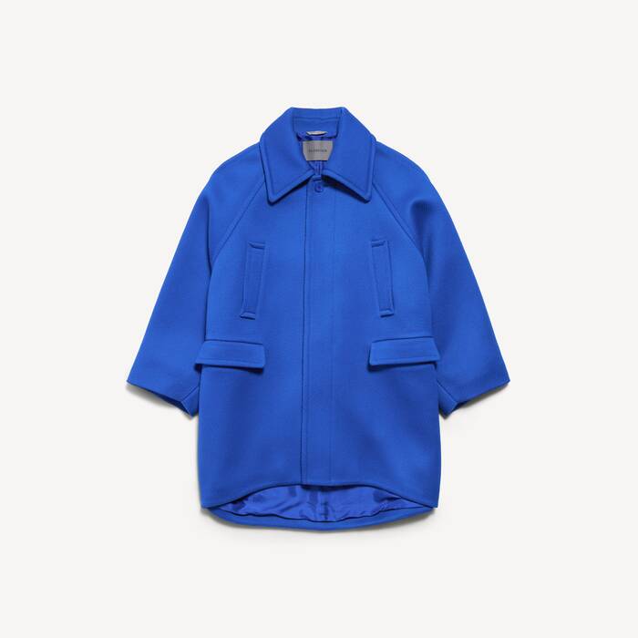 エレクトリックブルー の メンズ ラージ Cocoon コート - メンズ | Balenciaga 日本 JA - Image 2