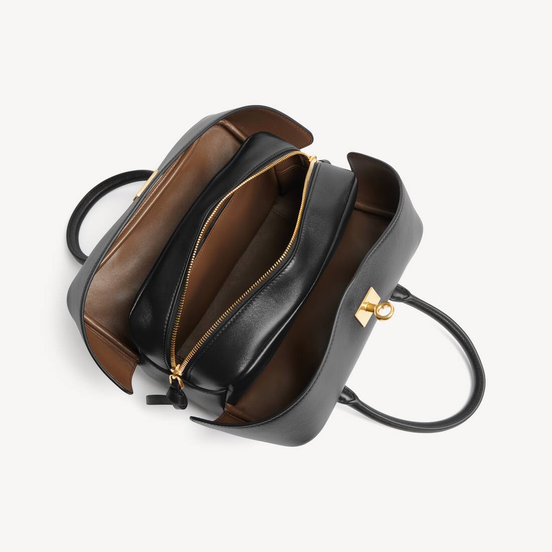 Women's Le 7 Bowling Bag Small in Black | Balenciaga Croatia EN - Image 4