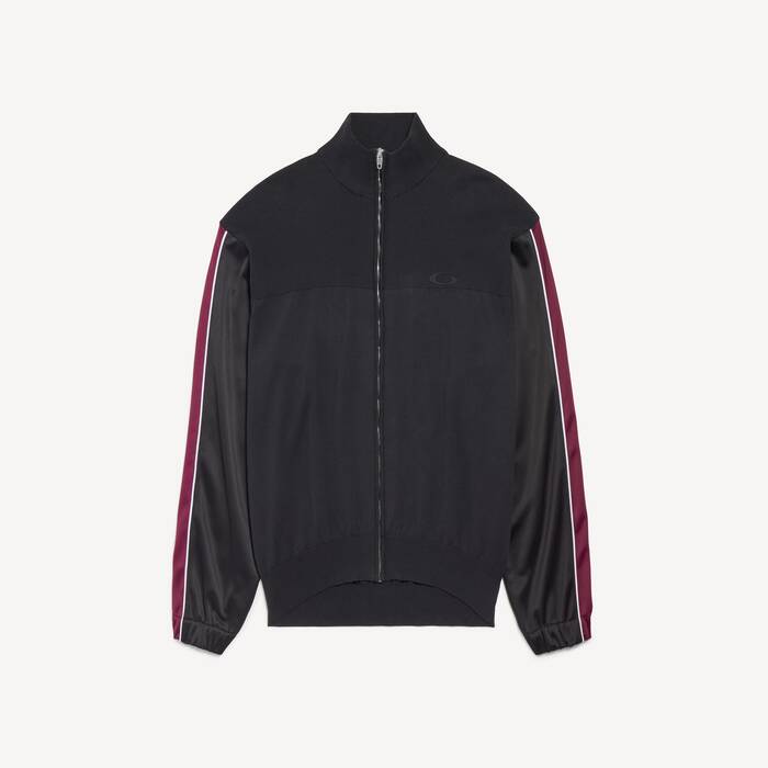 Men's Hybrid Zip-up Sweater in Dark Grey - Men | Balenciaga Qatar EN - Image 2