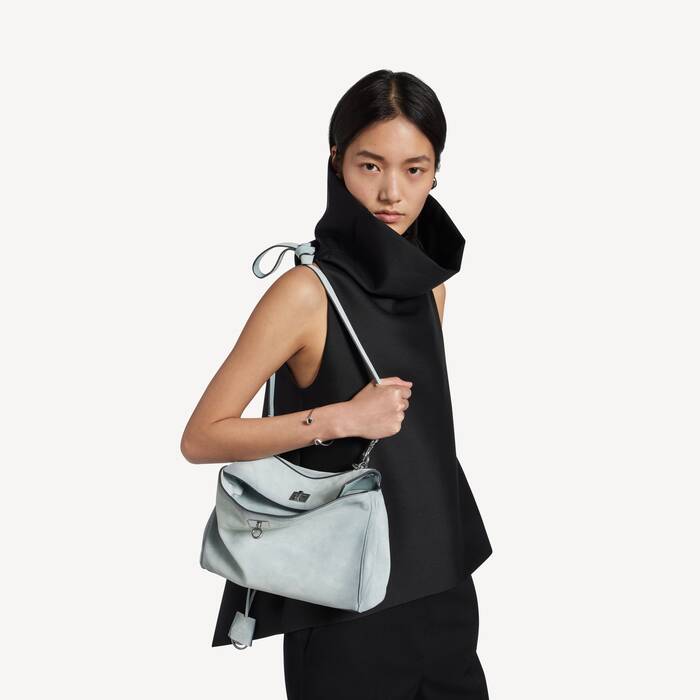 Women's Rodeo Handbag Small in Polar Blue - Women | Balenciaga Malta EN - Image 3
