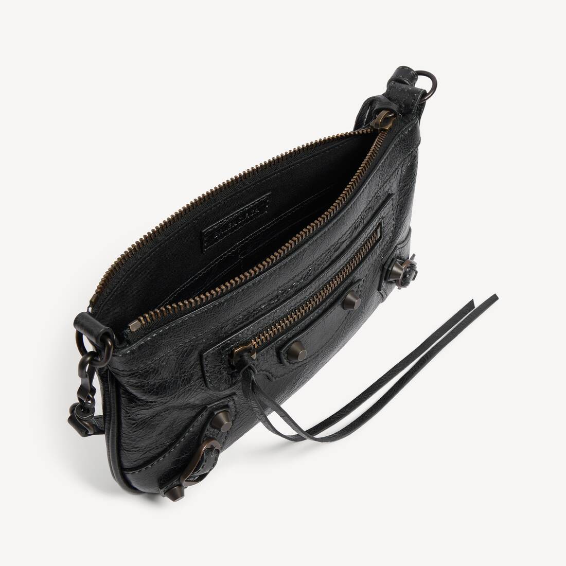 Women's Le City Pouch On Strap in Black | Balenciaga Malaysia EN - Image 5
