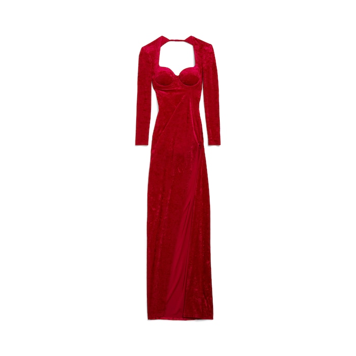 drapiertes maxikleid