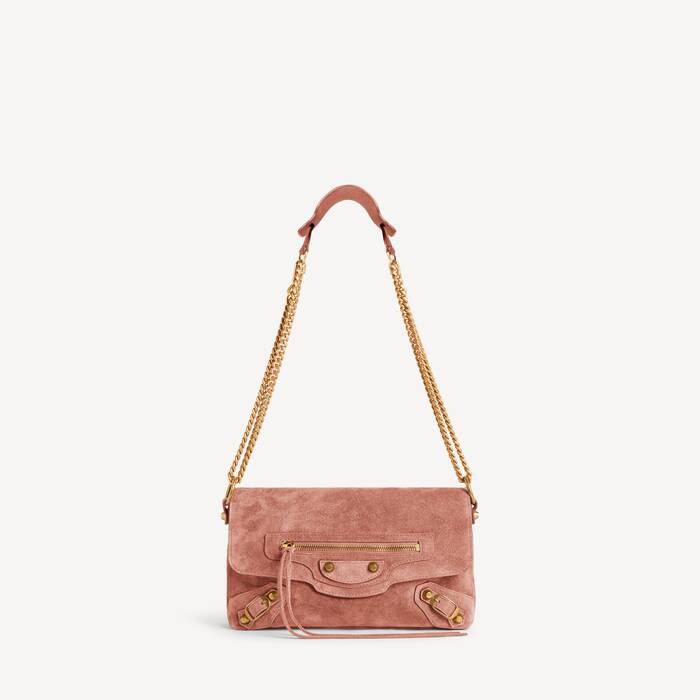 Le City Clutch Mit Kette f&uuml;r Damen in Helles Terrakotta - Damen | Balenciaga Deutschland DE - Image 1